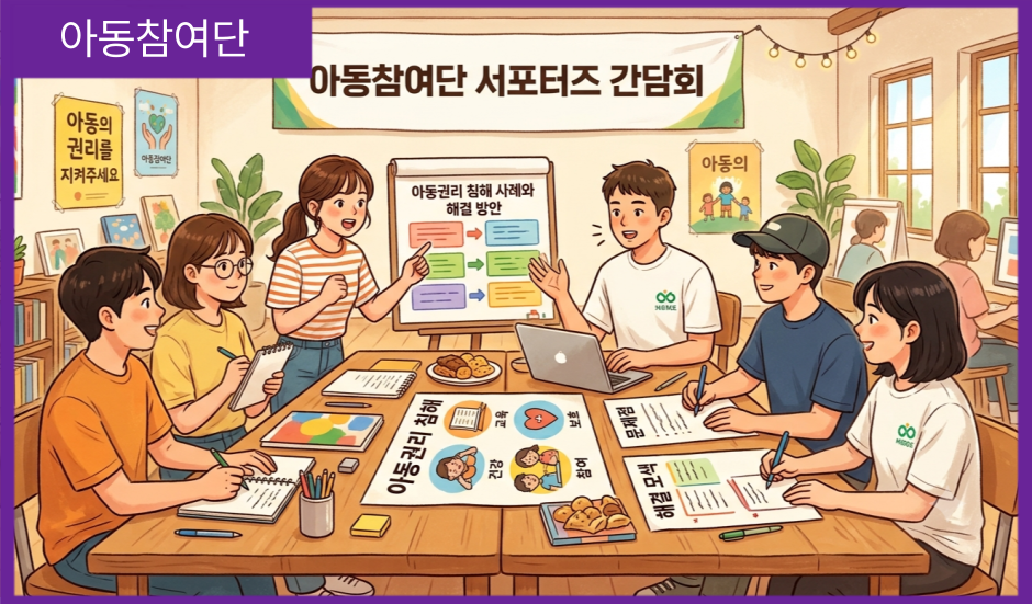 [아동참여단] 제7기 성남시 아동참여단 서포터즈 간담회